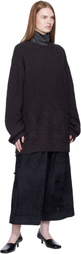 YOHJI YAMAMOTO Gray Gradation Round Neck Sweater
