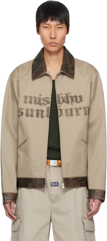 Photo: MISBHV Beige 'Sunburn' Work Jacket