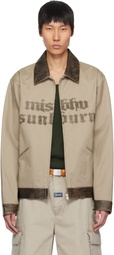 MISBHV Beige 'Sunburn' Work Jacket