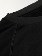 Moncler Genius - And Wander 2 Moncler 1952 Shell-Trimmed Jersey Sweatshirt - Black