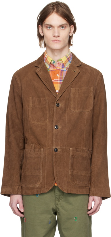 Photo: Polo Ralph Lauren Brown Sport Suede Jacket