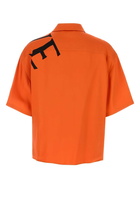 Loewe Orange Silk Shirt