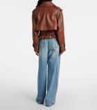 Zimmermann Hypnotic cropped leather jacket