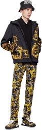 Versace Jeans Couture Black Watercolor Couture Jacket