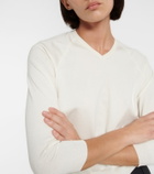 The Row Corin silk-blend top