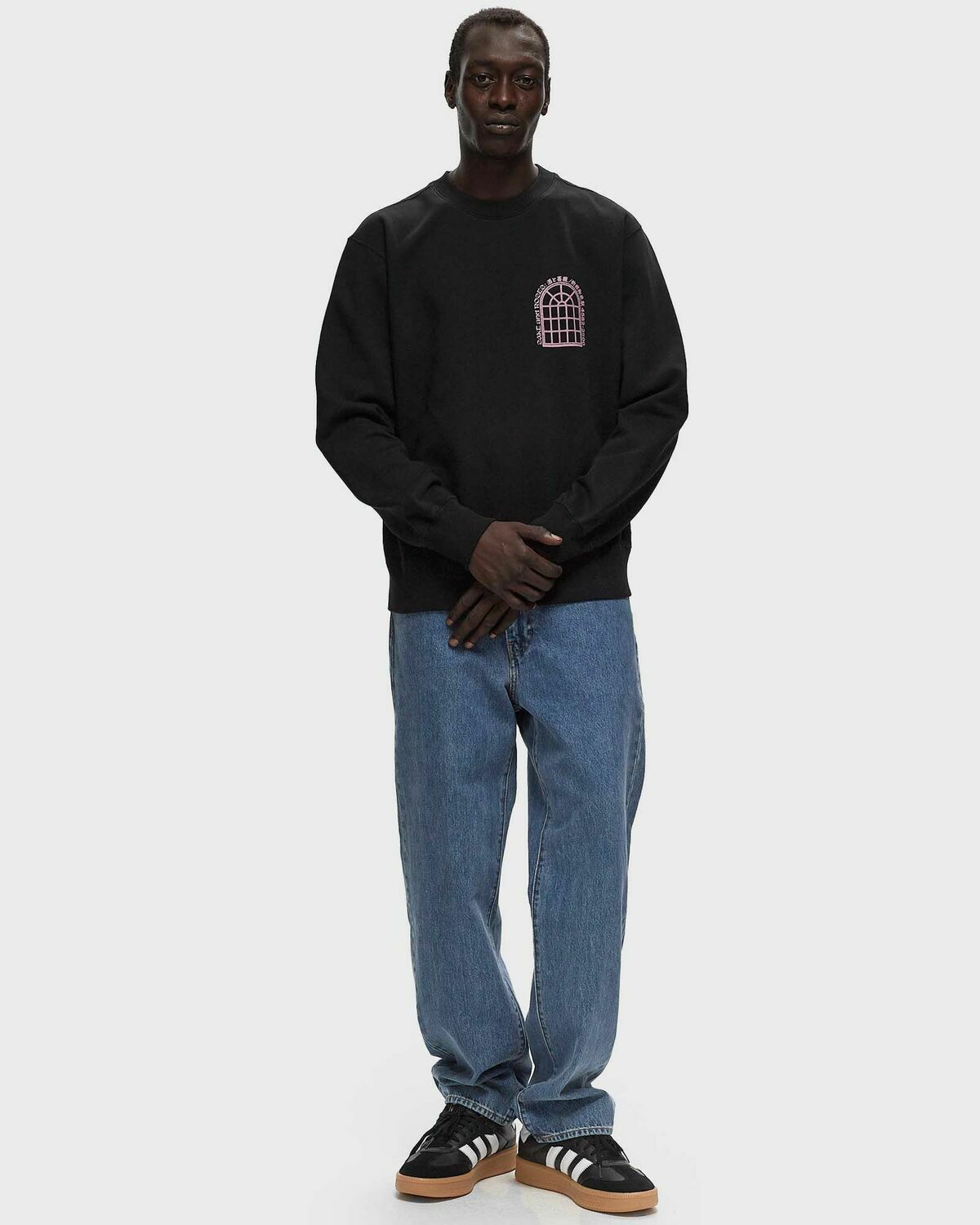 Edwin Sake And Roses Sweat Black Sweatshirts