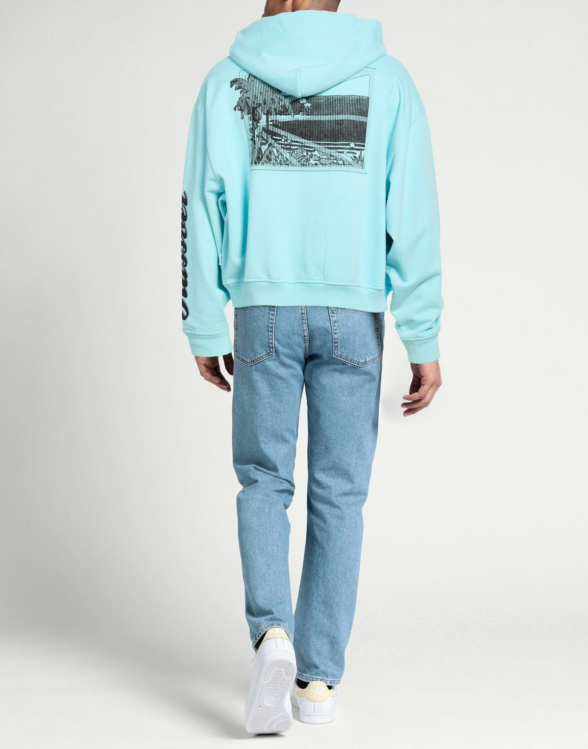 Rassvet Mens Sweatshirt Sky in Blue