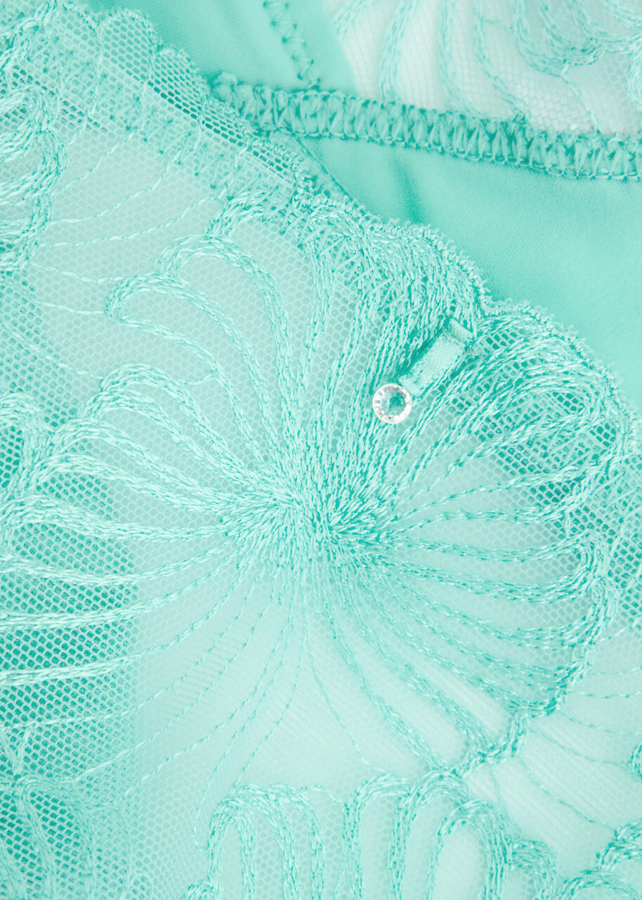 Wacoal Cateline Lace Thong Turquoise