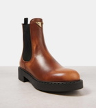 Prada Leather Chelsea boots