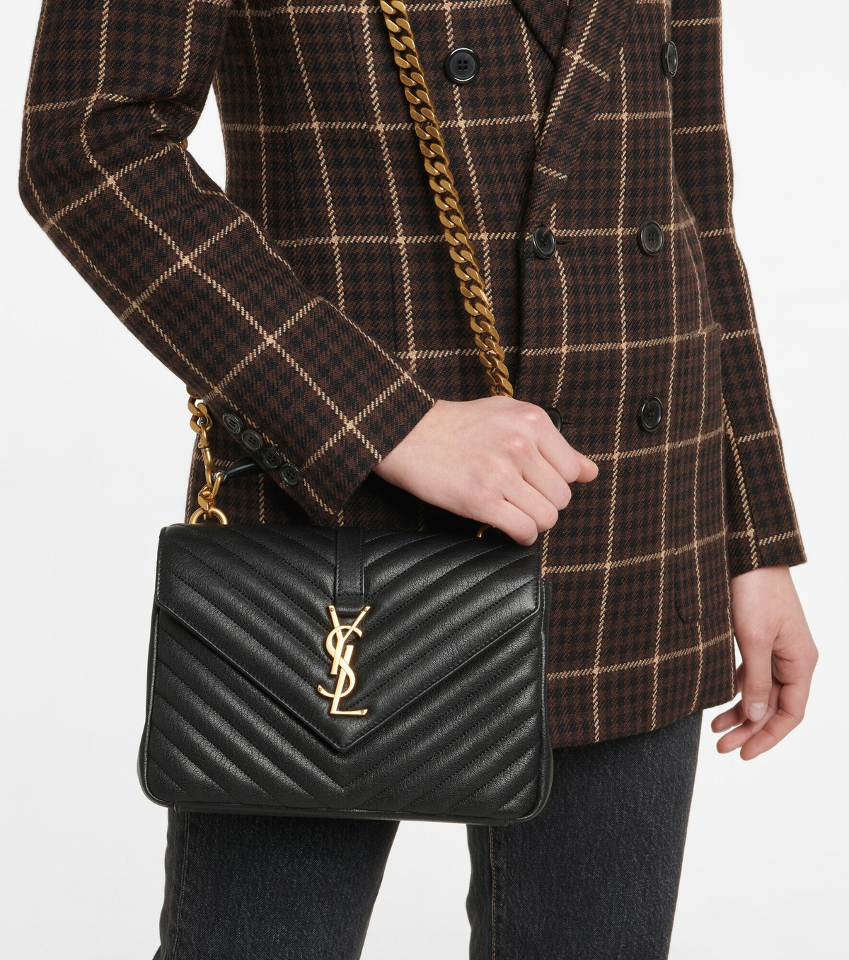 Saint Laurent Collège Medium leather shoulder bag Saint Laurent