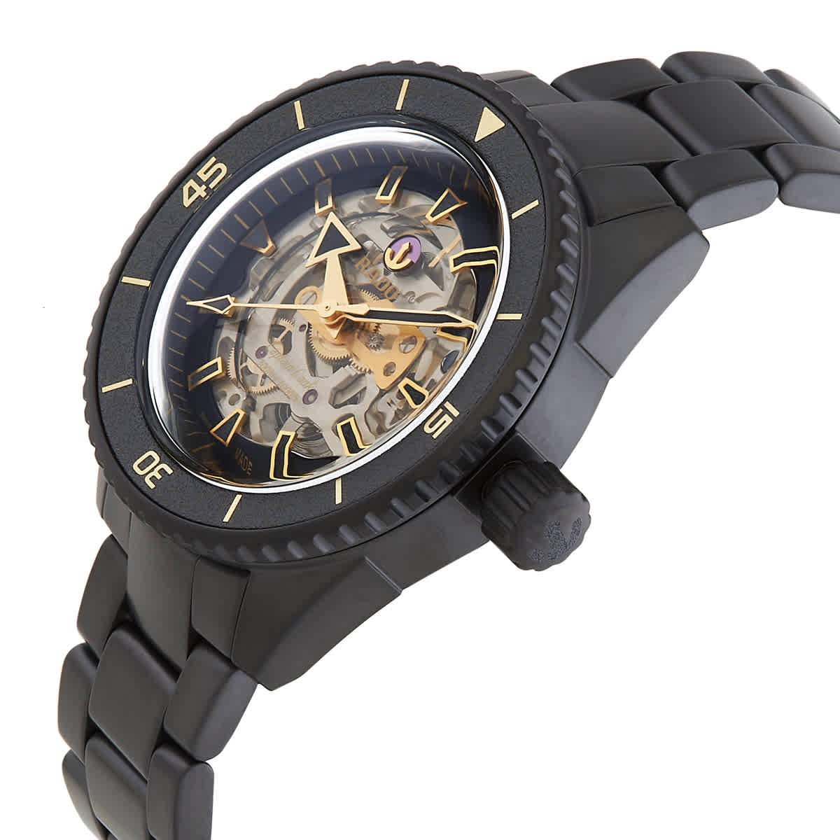 Rado Limited Edition Captain Cook Automatic Skeleton Dial Mens Watch R32147162