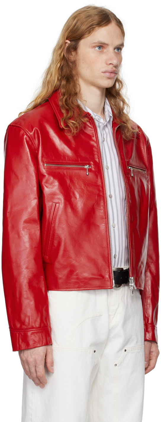 COOR Red Rider Leather Jacket