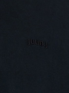 Juun.J Blue T-shirt With Logo Embroidered On The Front And Print On The Back In Cotton Man