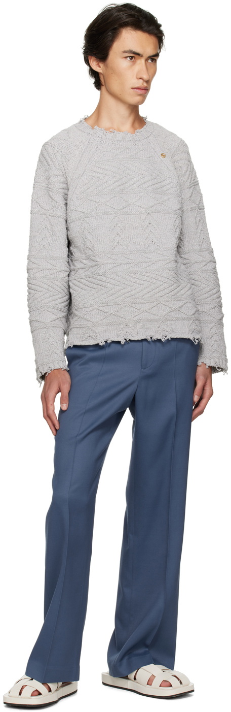 Recto Gray Resort Vintage Crewneck