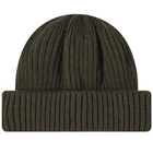 RoToTo Recycled Wool/PL Beanie in Dark Olive