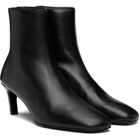 TOTEME Black Soft Nappa Ankle Boots