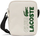 Lacoste White Neocroc Bag