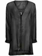 RICK OWENS Lido Harry Silk Shirt