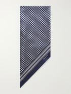 SAINT LAURENT - Printed Silk-Twill Scarf