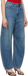 Ksubi Blue Barrel Jeans