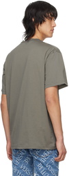 Versace Jeans Couture Gray Bonded T-Shirt