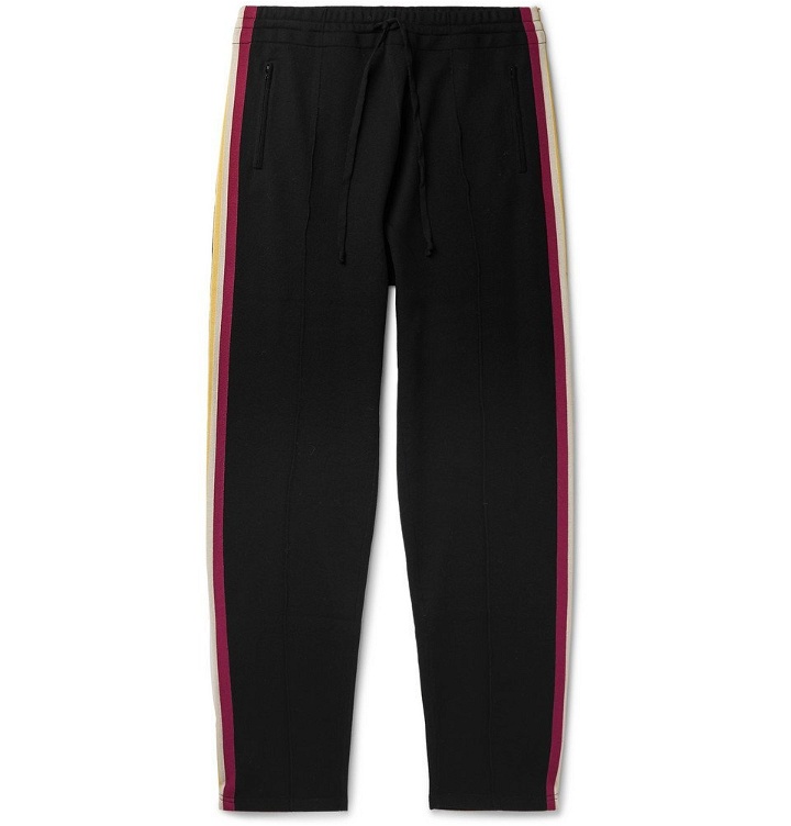 Photo: Isabel Marant - Striped Jersey Sweatpants - Black