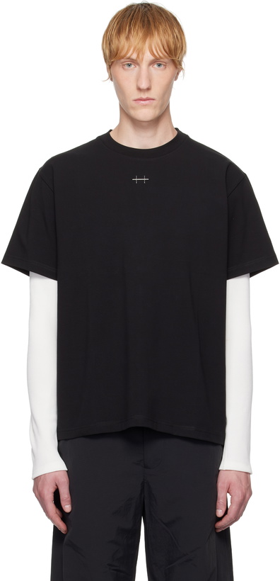 HELIOT EMIL Black Tephra T-Shirt Heliot Emil