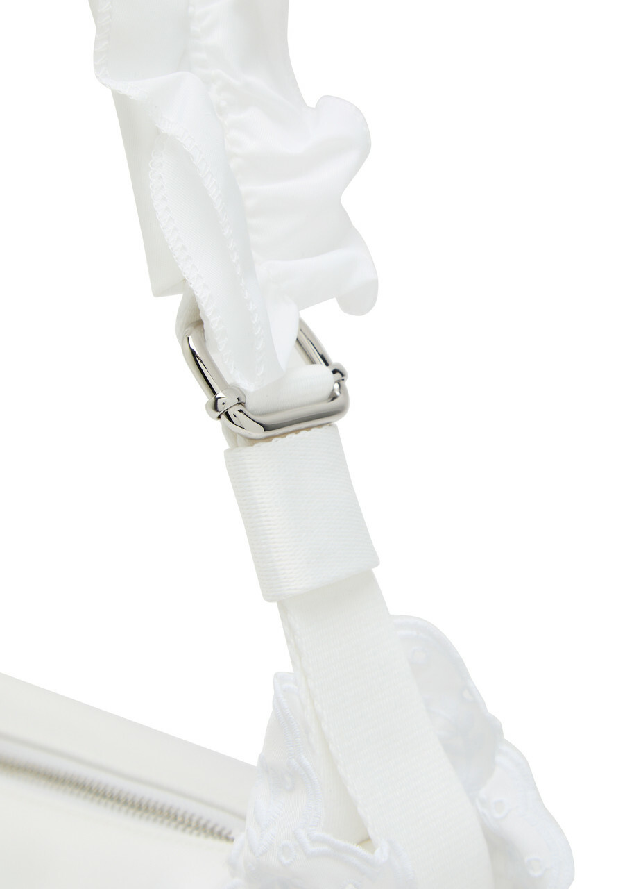 Simone Rocha Pillowcase Ruffled Nylon Shoulder bag - White - One Size