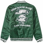 AAPE Men's Varsity Jacket in Green