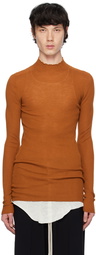 Rick Owens Orange Lupetto Sweater