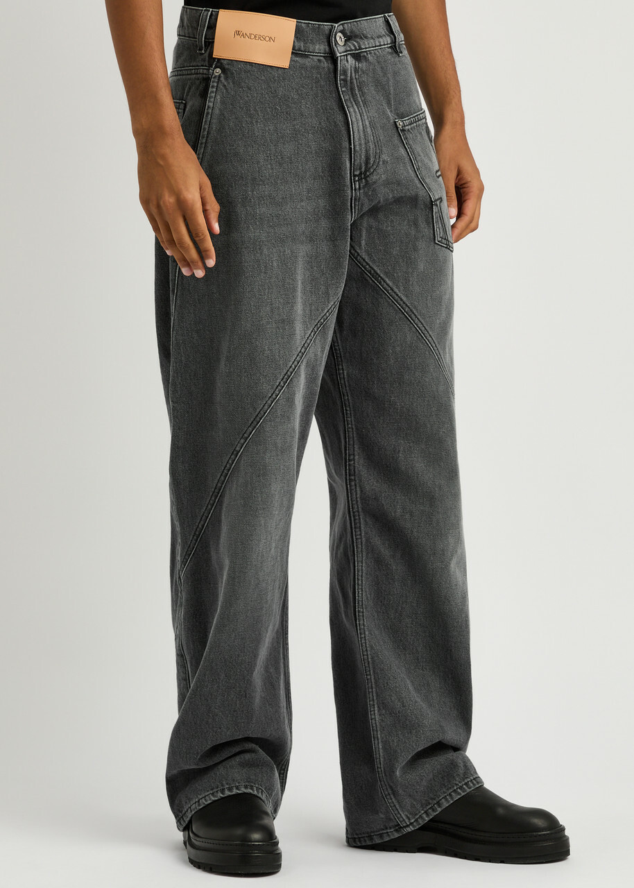 ※最終値下げ※JW ANDERSON グレー サルエルパンツ EU38 JW Anderson Twisted Wide-leg Jeans Grey JW Anderson