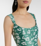 Markarian Numa brocade midi dress