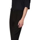 Issey Miyake Men Black Barathea Trousers