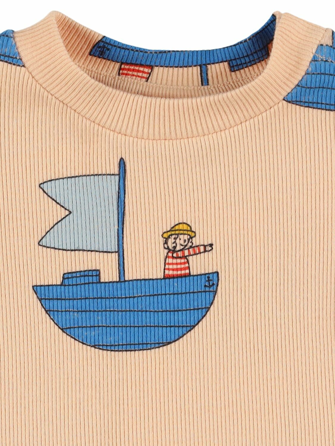 THE CAMPAMENTO Printed Cotton Blend Jersey T-shirt