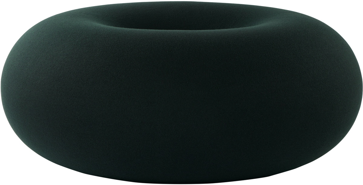 HEM Green Boa Pouf