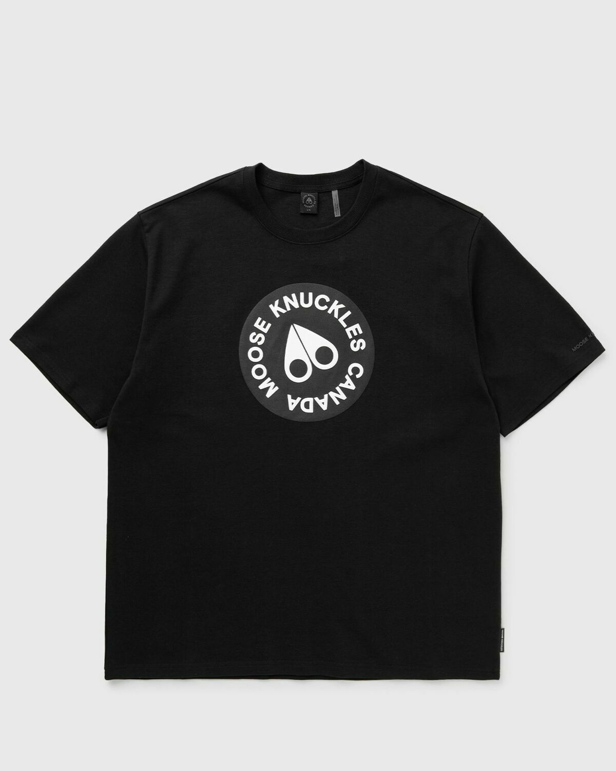 Moose Knuckles Logo Detailed Crewneck T-shirt in White for Men