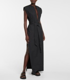 Wardrobe.NYC - Cotton and silk maxi dress