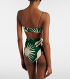 Cala de la Cruz Isla printed bikini top