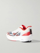 NIKE RUNNING - Zoom Fly 6 Rubber-Trimmed Mesh Running Sneakers - Red