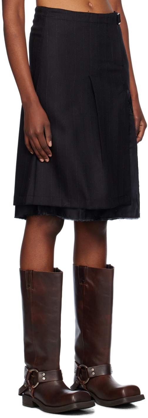 OUR LEGACY Black Clasp Midi Skirt Our Legacy