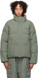 Carhartt Work In Progress Green Yanie Down Jacket