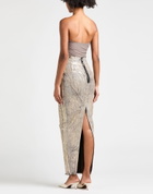 Rick Owens Womens Maxi skirt in Gold
