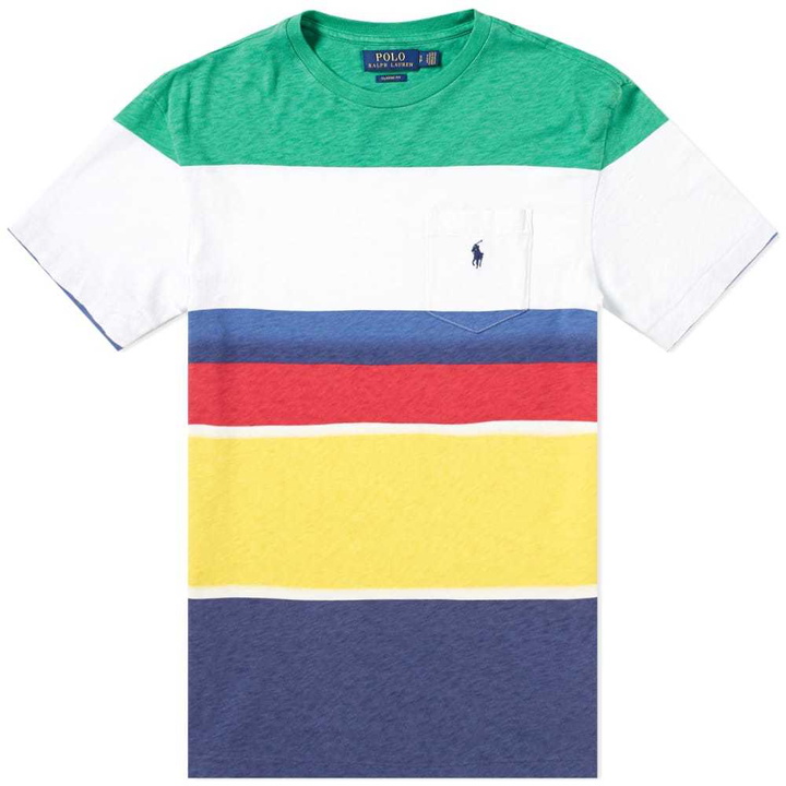 Photo: Polo Ralph Lauren Americas Cup Stripe Pocket Tee Multi