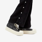 Rick Owens Women's Double Bumper Sneakers in Black/Milk