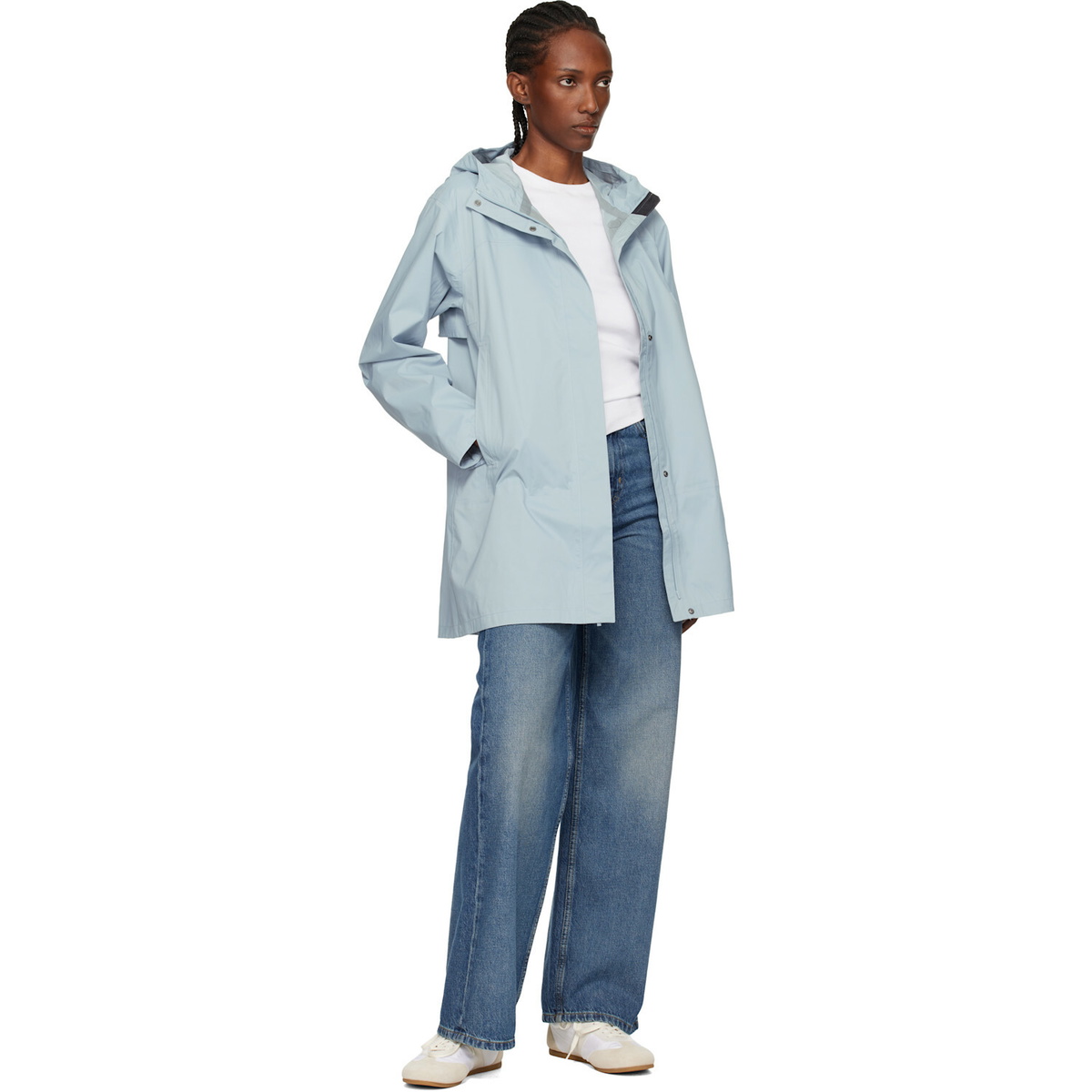 The North Face Blue Voyage Rain 3L Hooded Parka