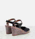 Chloé Piia leather espadrille wedges