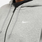 Nike Women's W Essentials Oversized Full Zip Hoody in Grey/Silver/White