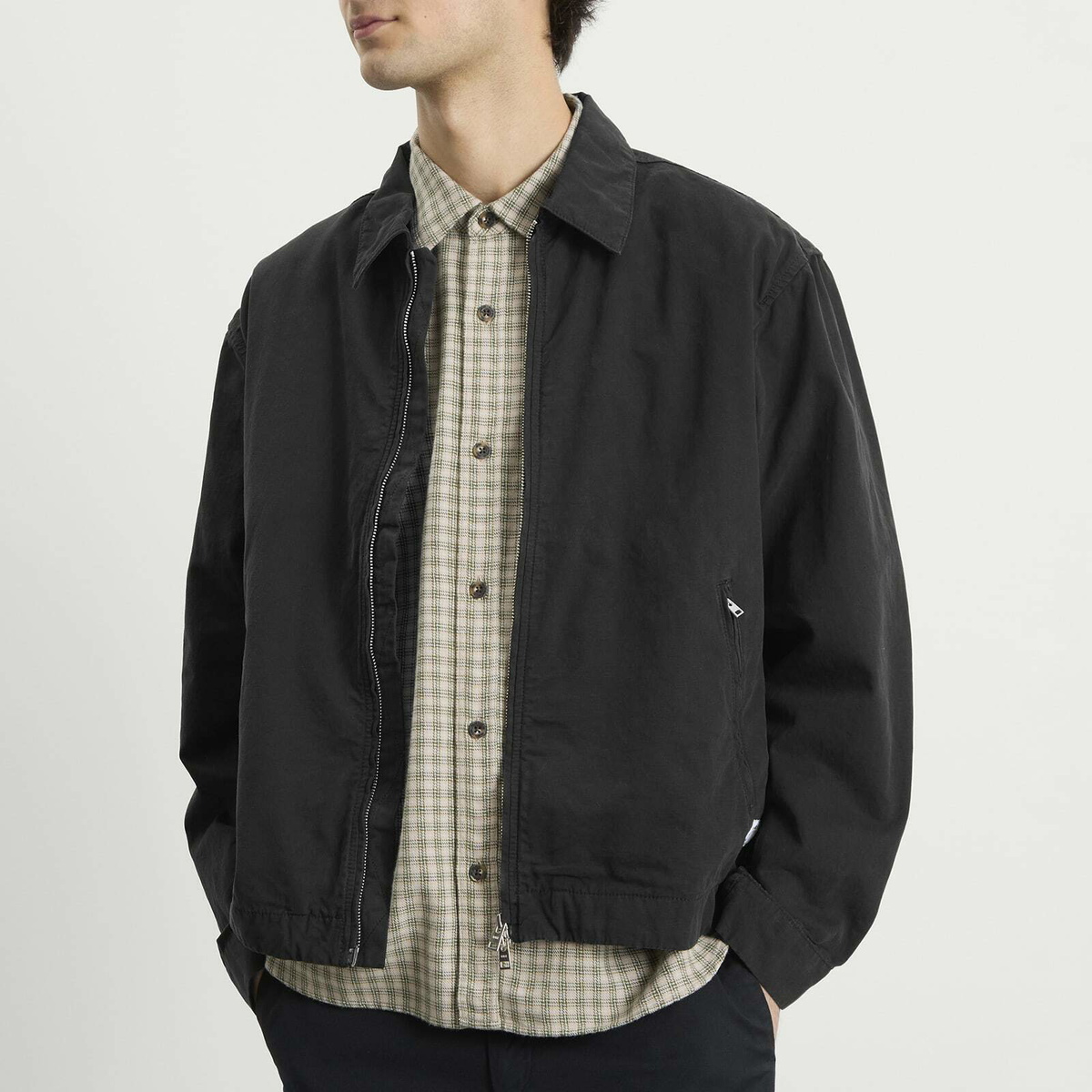 Norse Projects Men's Raabjerg Canvas Jacket in Black