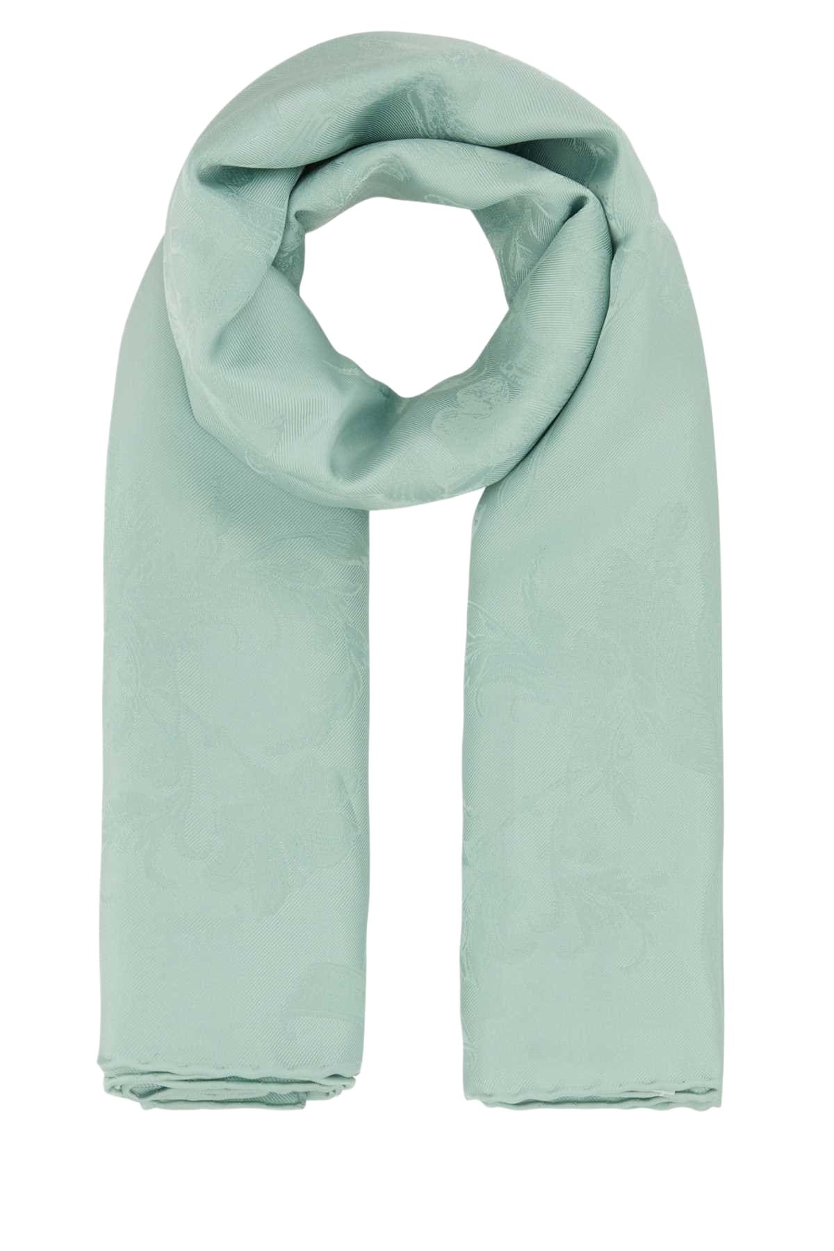 Alexander Mcqueen Blossom Skull Silk-chiffon Scarf - Black