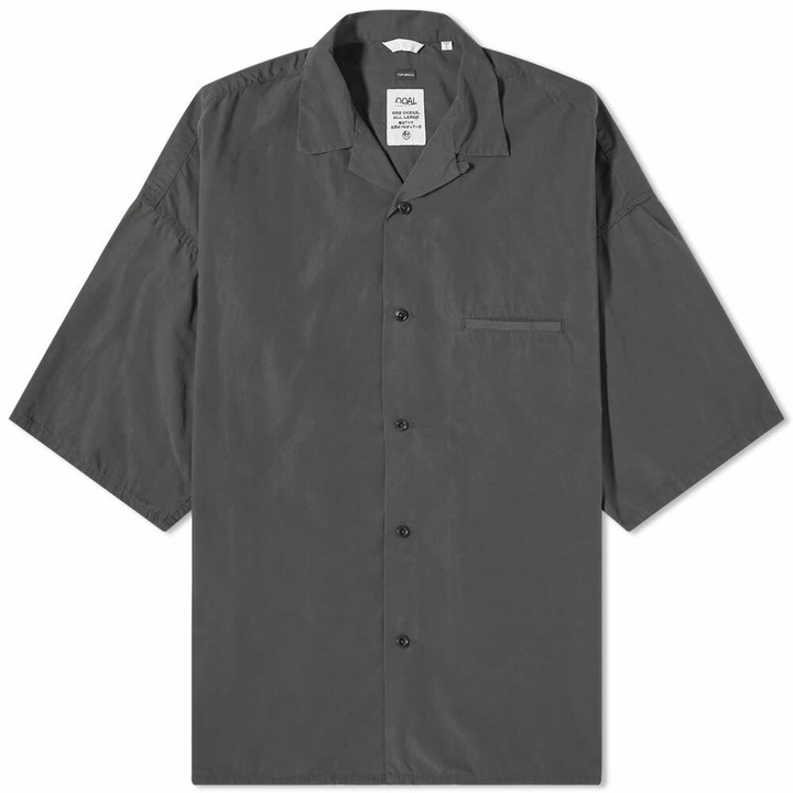 Photo: Nanamica Men's Open Collar Wind Shirt in Charcoal